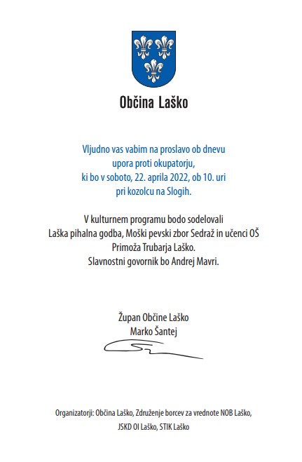 Proslava ob dnevu upora proti okupatorju